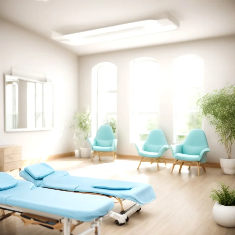 Entspannende Wellnessbehandlung in modernem Sanatorium